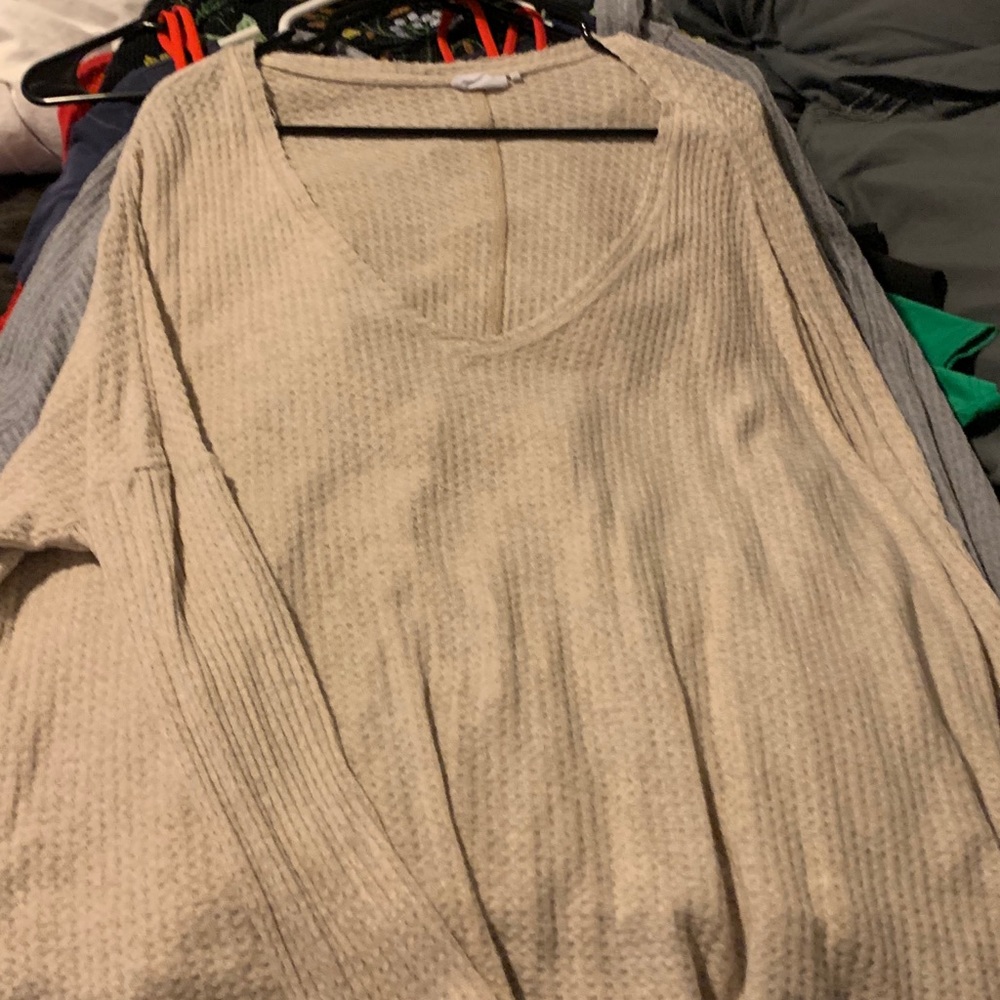 Tan sweater